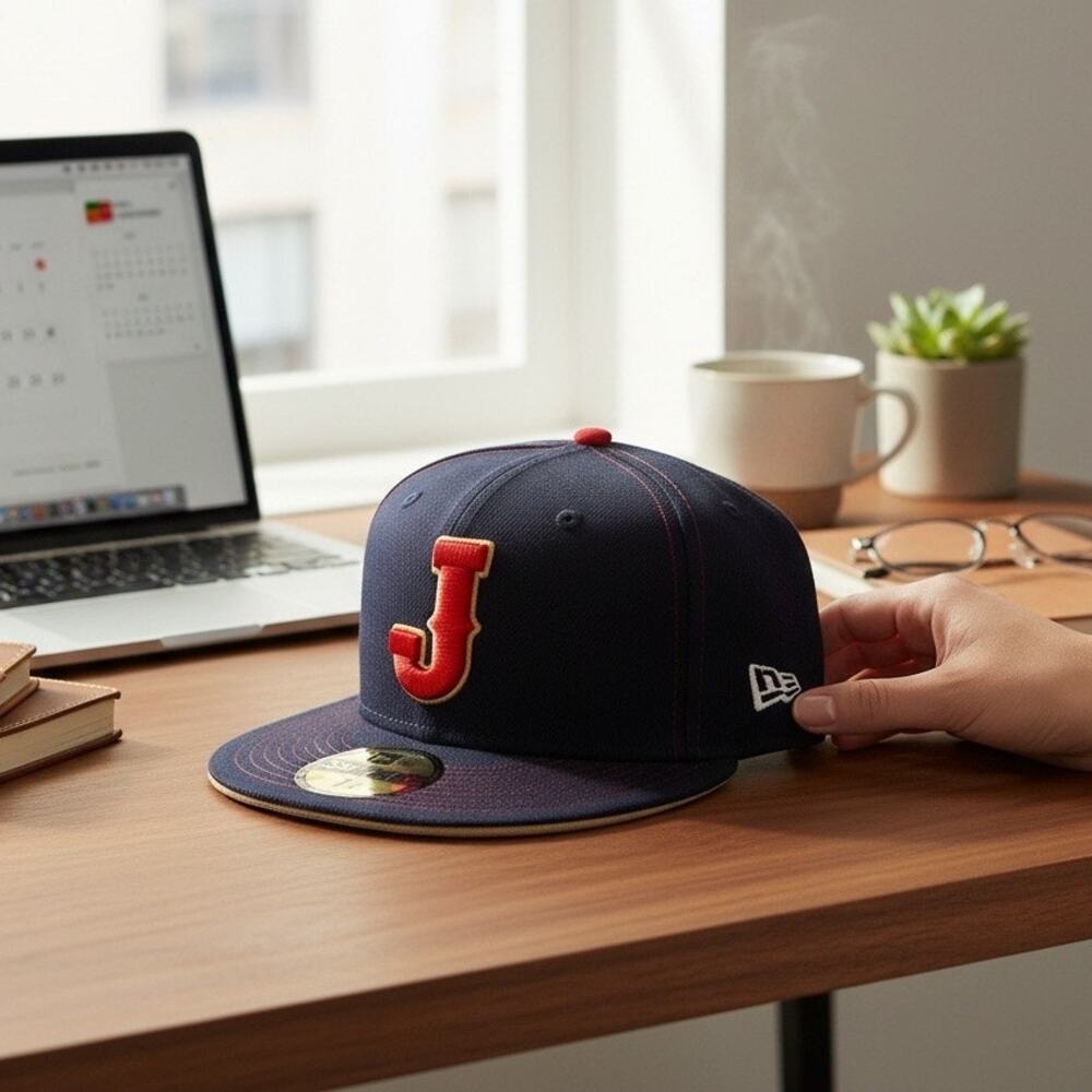 New Era 59FIFTY Size 7 1/2 Japan Baseball 2026 World Baseball Fitted Hat Cap New